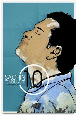 64% OFF on ShopMantra Sachin Tendulkar 10 Paper Print(18 inch X 12 inch)