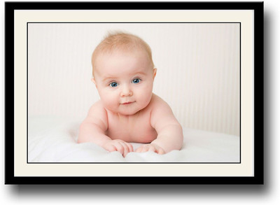 

Round face baby with beautiful eyes Fine Art Print(10 inch X 14 inch, Framed)