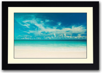 

Blue Beach Fine Art Print(14 inch X 20 inch, Framed)