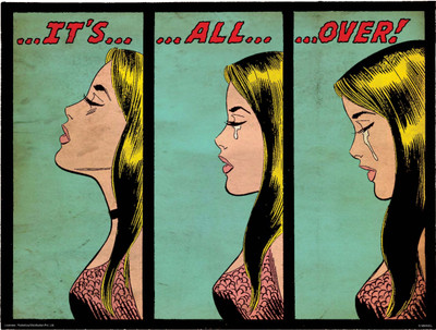 

Its all over - Comics poster (Officially Licensed) Paper Print(18 inch X 12 inch, Rolled)