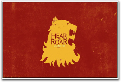 

Hear me roar Lannister Paper Print(12 inch X 18 inch)