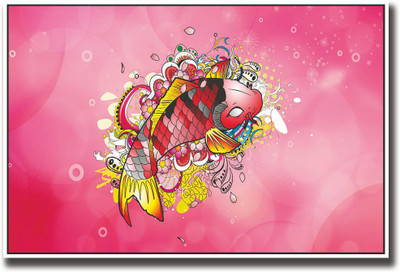 

Red Fish Art Fine Art Print(12 inch X 18 inch, Rolled)