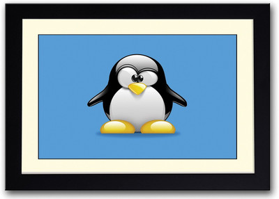 

Penguin Artistic Fine Art Print(14 inch X 20 inch, Framed)