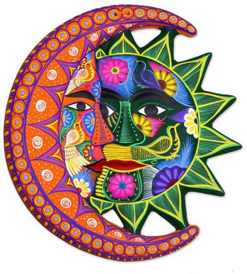 

Colorful Mexican Art - Medium Size Ready To Frame Rolled Digital Art Print On Photographic Paper(18 inch X 18 inch, Rolled)