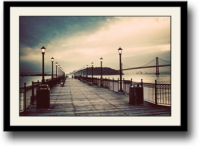 

Vintage dock Fine Art Print(10 inch X 14 inch, Framed)