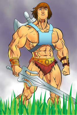 

HeMan Cartoon Hero Paper Print(18 inch X 12 inch, Rolled)