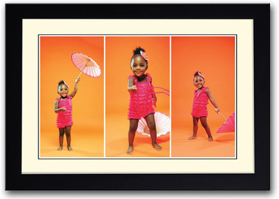 

Girl With Pink Umbrella Fine Art Print(14 inch X 20 inch, Framed)