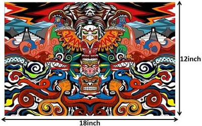 23% OFF on Seven Rays McMayan Red Paper Print(12 inch X 18 inch)