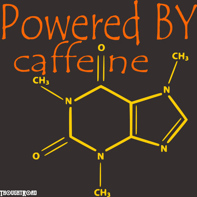 

Powered By Caffeine Paper Print(12 inch X 12 inch, Rolled)