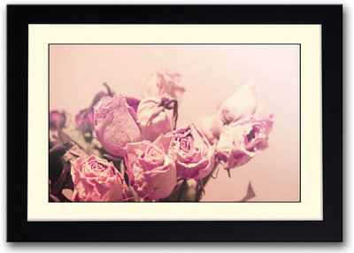 

Beautiful Pink Roses Fine Art Print(14 inch X 20 inch, Framed)