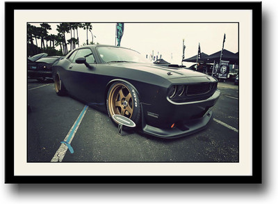 

Black Supercar Fine Art Print(10 inch X 14 inch, Framed)