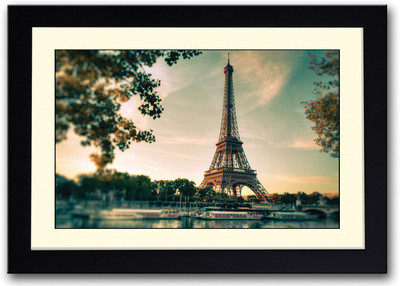

Amazing Eiffel Tower In Paris Fine Art Print(14 inch X 20 inch, Framed)