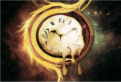 

Clocks grunge Paper Print(13 inch X 19 inch, Rolled)