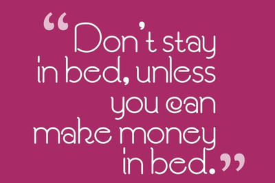 

Posterhouzz Money In Bed Poster Fine Art Print(12 inch X 18 inch, Rolled)
