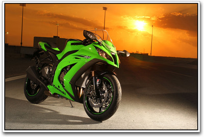 

Kawasaki Ninja Superbike Paper Print(12 inch X 18 inch)
