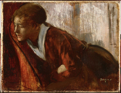 

Tallenge - Melancholy by Edgar Degas - A3 Size Unframed Poster Paper Print(16.5 inch X 11.6 inch)