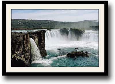 

Waterfall in Iceland Fine Art Print(10 inch X 14 inch, Framed)