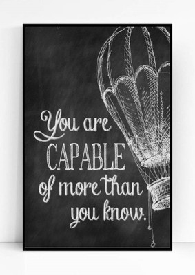 

Motivational Quotes 002 Paper Print(18 inch X 12 inch, Framed)