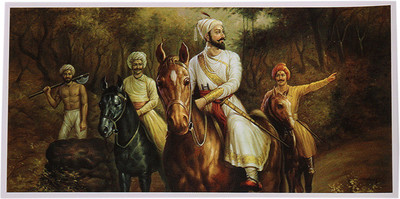 

Shivaji Maharaj On Horse Paper Print(30 inch X 60 inch, Rolled)