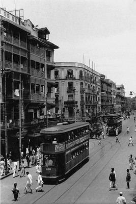 

Pydhonie With Tram, Bombay Canvas Art(15 inch X 10 inch, Rolled)