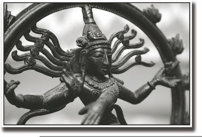 

Posterhouzz Natraj Black and white Fine Art Print(12 inch X 18 inch, Rolled)