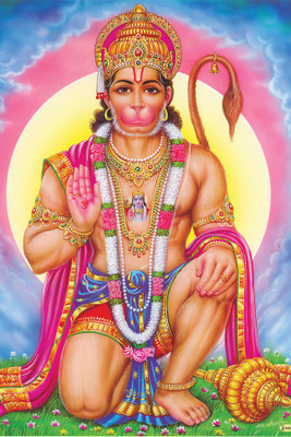 

ESP Creation The Lord Hanumana 24x36 Inch Paper Poster Paper Print(36 inch X 24 inch, Rolled)