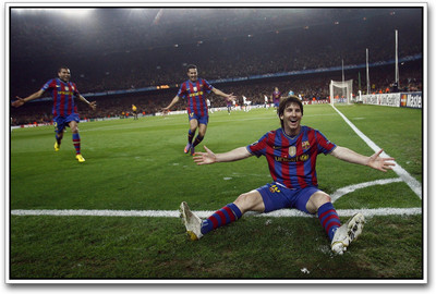 

Lionel Messi celebrating Paper Print(12 inch X 18 inch)