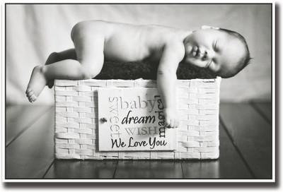 

Adorable cute newborn sleeping Fine Art Print(12 inch X 18 inch, Rolled)