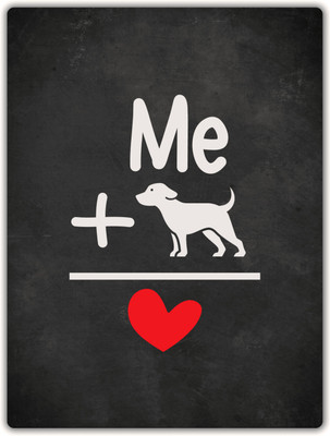 

Me Plus Dog Paper Print(12 inch X 9 inch, Hardboard Mounted)