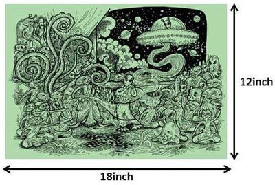 

The Alien Mahabharata Paper Print(18 inch X 12 inch)
