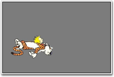 

Calvin and Hobbes sleeping Paper Print(12 inch X 18 inch)