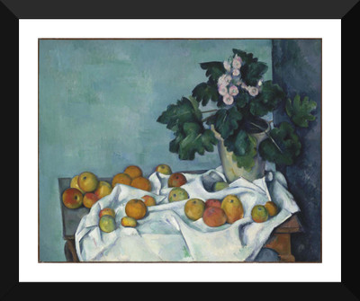 

Tallenge Modern Masters Collection - Still Life with a Curtain by Paul Cézanne - Premium Quality A3 Size Framed Poster Paper Print(17 inch X 12 inch, Framed)