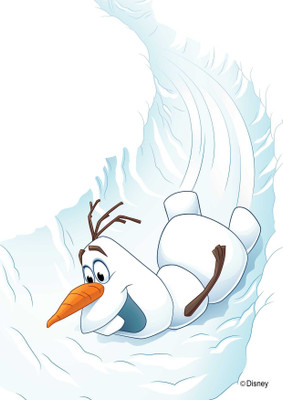 

ORKA Frozen-Olaf Drift Digital Printed with Laminated Paper Print(18 inch X 12 inch, Rolled)