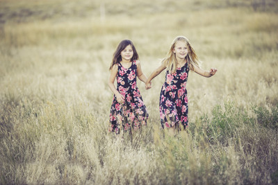 

Child's Love - Cute Beautiful Girls Paper Print(12 inch X 18 inch, Stretched)