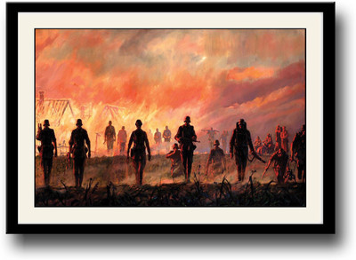 

Soldiers in war Fine Art Print(10 inch X 14 inch, Framed)
