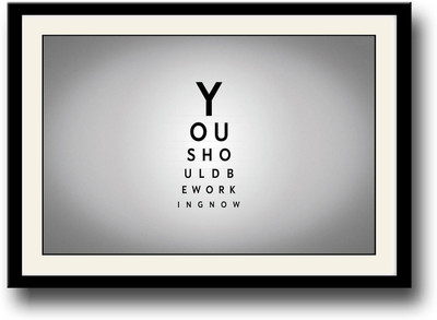 

You should be working Fine Art Print(10 inch X 14 inch, Framed)