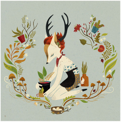 

Flowerchild 24x24inch Fine Art Print(24 inch X 24 inch, Rolled)