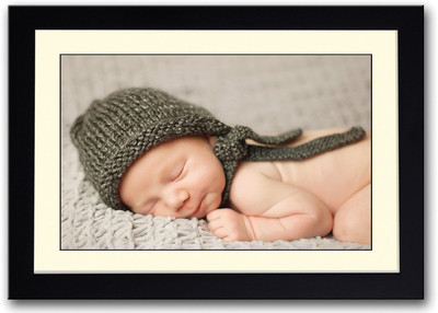 

Baby With Grey Hat Sleeping Fine Art Print(14 inch X 20 inch, Framed)