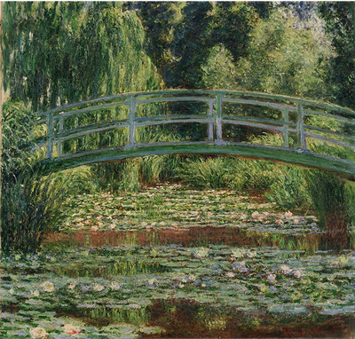 

Old Masters Collection - The Japanese Footbridge, Giverny By Claude Monet - Ready To Frame Framed Digital Art Print On Photographic Paper(18 inch X 18 inch, Rolled)