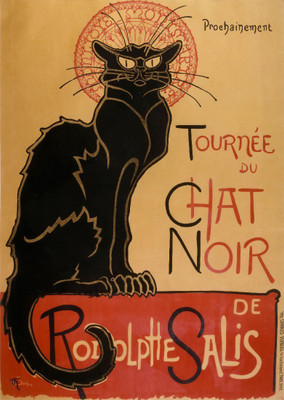 

Posterhouzz Le Chat Noir 1881 Fine Art Print(18 inch X 12 inch, Rolled)