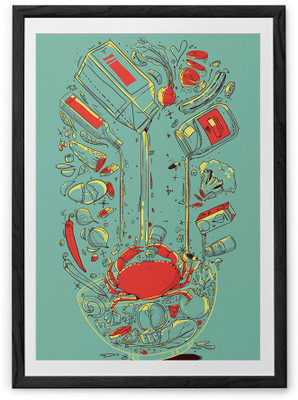 

Salad Fine Art Print(36 inch X 24 inch, Framed)