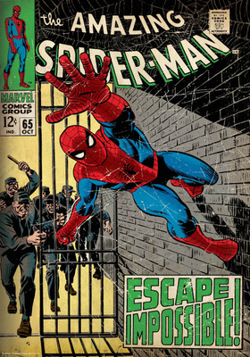 

Spider-man poster (Officially Licensed) Paper Print(24 inch X 16 inch, Rolled)