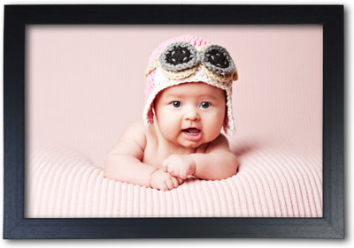

Cute Baby Poster with Frame Paper Print(14 inch X 20 inch, Streched)