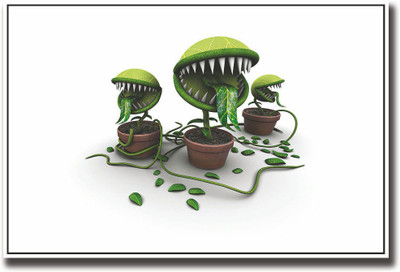 

Monster plants art Fine Art Print(12 inch X 18 inch, Rolled)