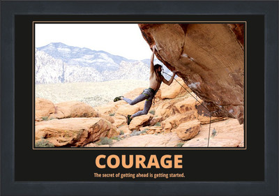 

Motivational Poster Large with 1" broad Frame Paper Print(14 inch X 20 inch, Framed)
