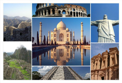 

Regent 7 Wonders In The World Poster (Medium) Paper Print(19 inch X 13 inch)