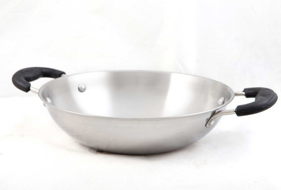 Cosmosgalaxy Kadhai 1.3 L(Stainless Steel, Non-stick, Induction Bottom) Cosmosgalaxy Kadhai 1.3 L(Stainless Steel, Non-stick, Induction Bottom)