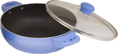 

Uniqraft Blue Kadhai 24 cm(Aluminium, Non-stick, Induction Bottom)