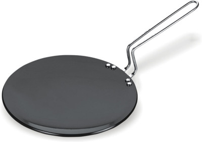 

OK Hard Anodised Tawa 25 cm diameter(Hard Anodised, Non-stick), Grey