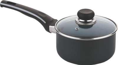 

Vinod 16 cm Sauce Pan with Lid Sauce Pan 16 cm diameter with Lid(Aluminium, Non-stick), Black